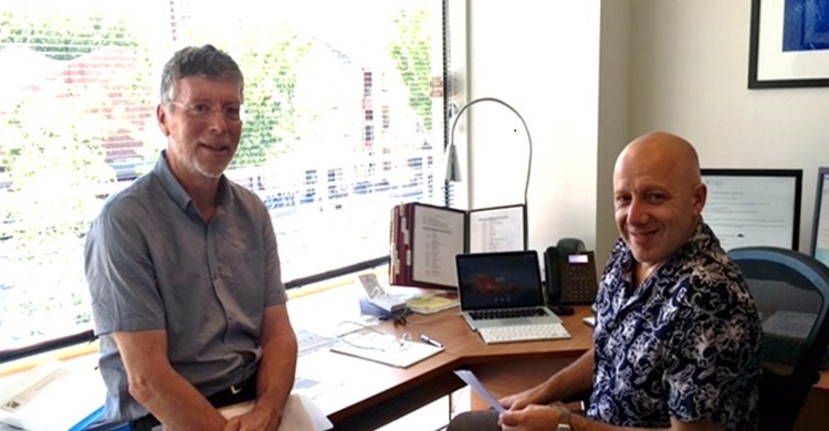 Warren Papworth and Marco Favero (L - R)